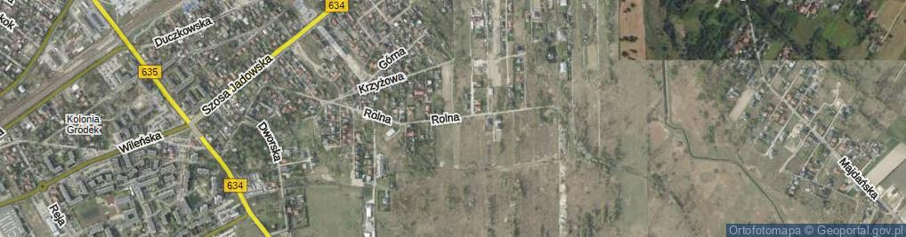 Zdjęcie satelitarne Rolna ul.